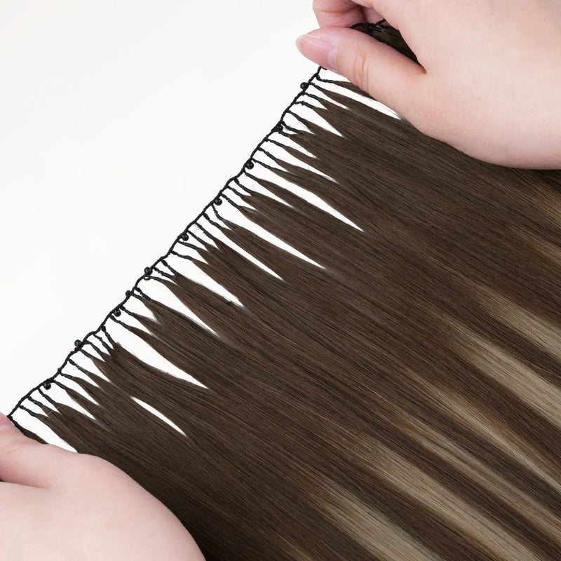 Load image into Gallery viewer, feather weft hair extensions
