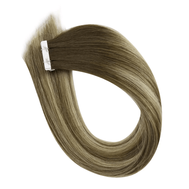 Load image into Gallery viewer, best virgin tape in hair extensions tape in hair extensions for top of head-tape worm in humans-human hair tape in extensions-tape in-hair weft
