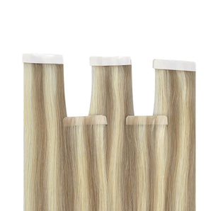 Tape-in extensions can be customized to match your desired length, color, and style. 