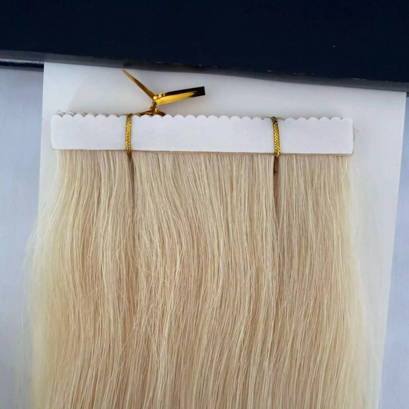Load image into Gallery viewer, [Final Sale] Virgin Flower Tape Hair Extensions Blonde (#1000)
