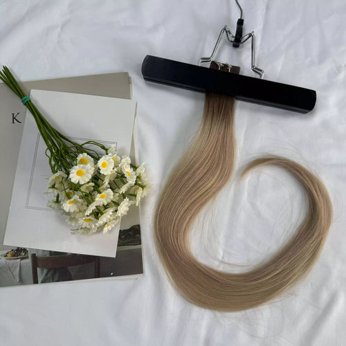[Final Sale] Virgin Human Hair Extensions Tape Ins Blonde (#9A/10/800)