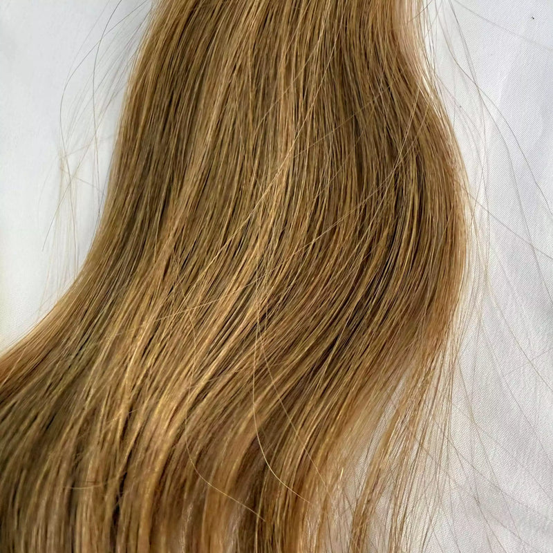Load image into Gallery viewer, [Final Sale] Virgin Human Hair Extensions Tape Ins Blonde (#P6/10) 24”

