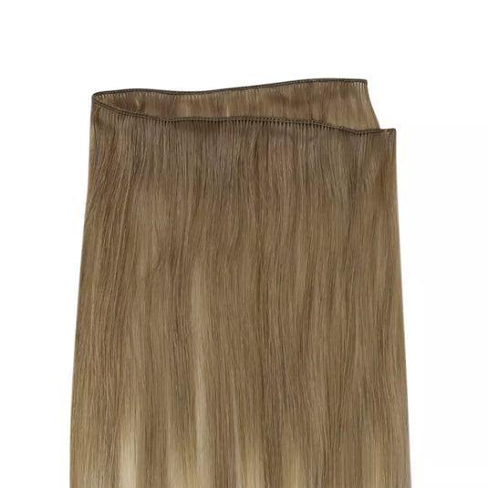 sew in hand tied weft with lightweight, breathable design natural blend hand tied weft extensions with salon-quality feel