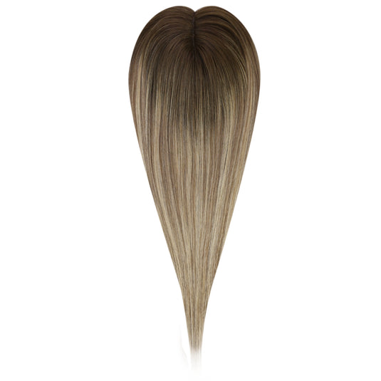 Topper hair piece Female hair topper for thinning crown Real hair topper