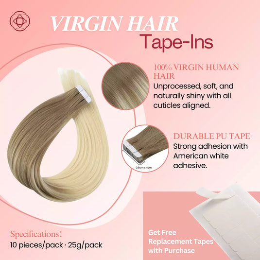 blonde tape in hair extensions moresoo tape in human hair extensions best moresoo tape in hair extensions
white blonde virgin hair extension human soft hair for women