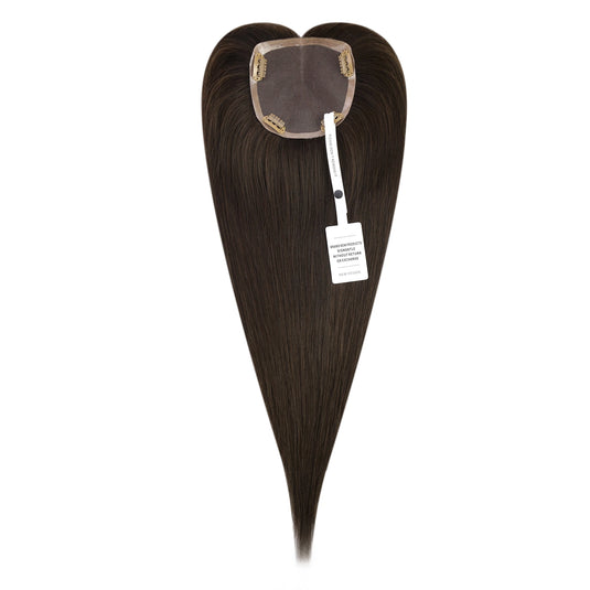 Top-rated virgin human hair topper offering premium quality and long-lasting wear.