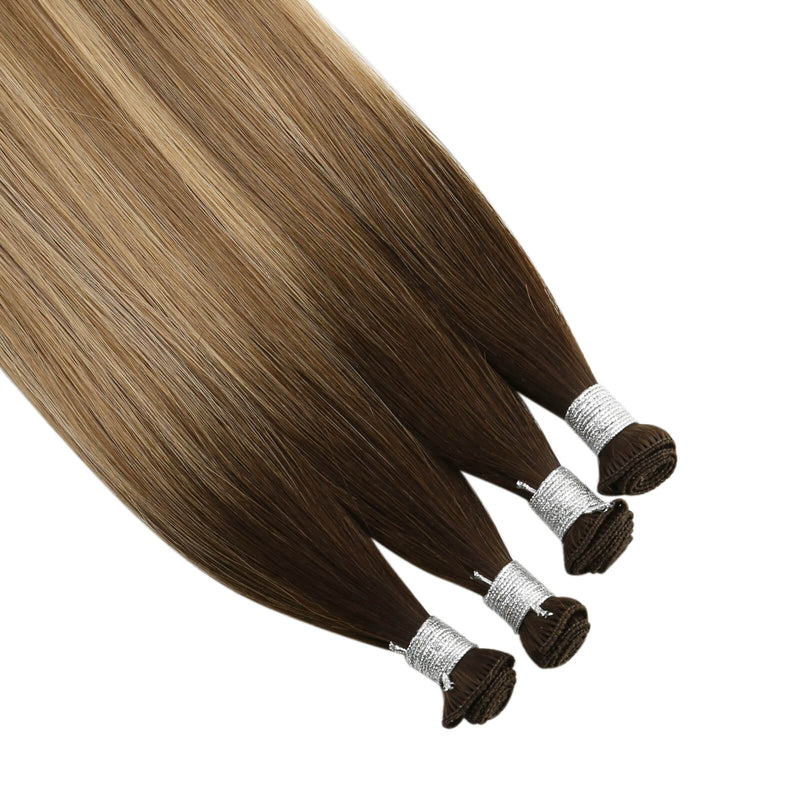 Load image into Gallery viewer, weft hair extensions,human hair extensions,hand tied hair extensions,sew in hair extensions
