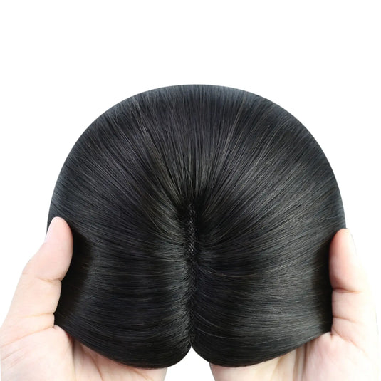 hair topper for women mono base topper breathable design hair topper remy human hair
