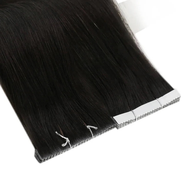 Load image into Gallery viewer, 20-inch platinum blonde tape in extensions, invisible platinum blonde hair extensions, salon-grade platinum blonde tape in, high-quality platinum blonde extensions, 18-inch platinum blonde tape in hair, premium platinum blonde tape in, smooth platinum blonde hair extensions, 22-inch platinum blonde extensions
