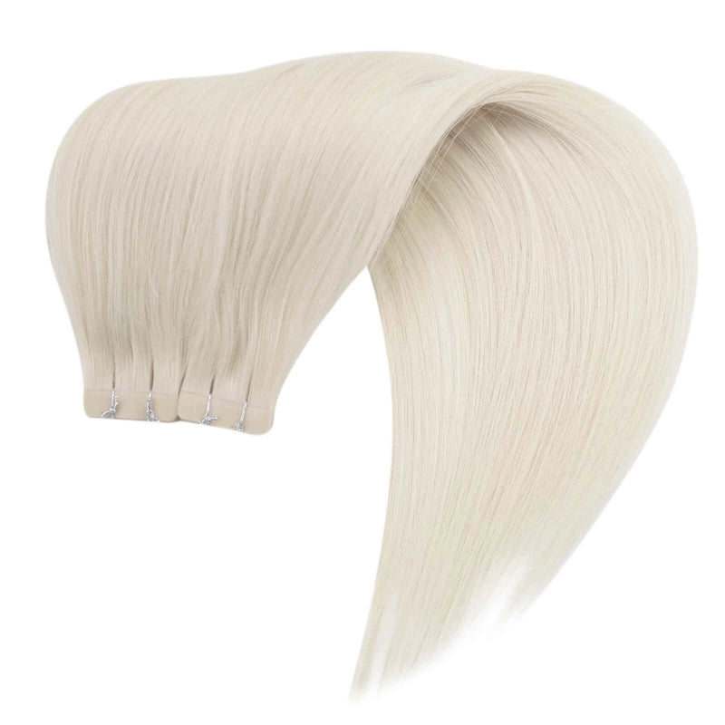 Load image into Gallery viewer, white blonde tape in virgin hair-weft hair extensions-hair weft-hair weft extensions-hair extensions-sew in hair extensions-human hair extensions-extensions hair-best hair extensions-hair extensions for thin hair


