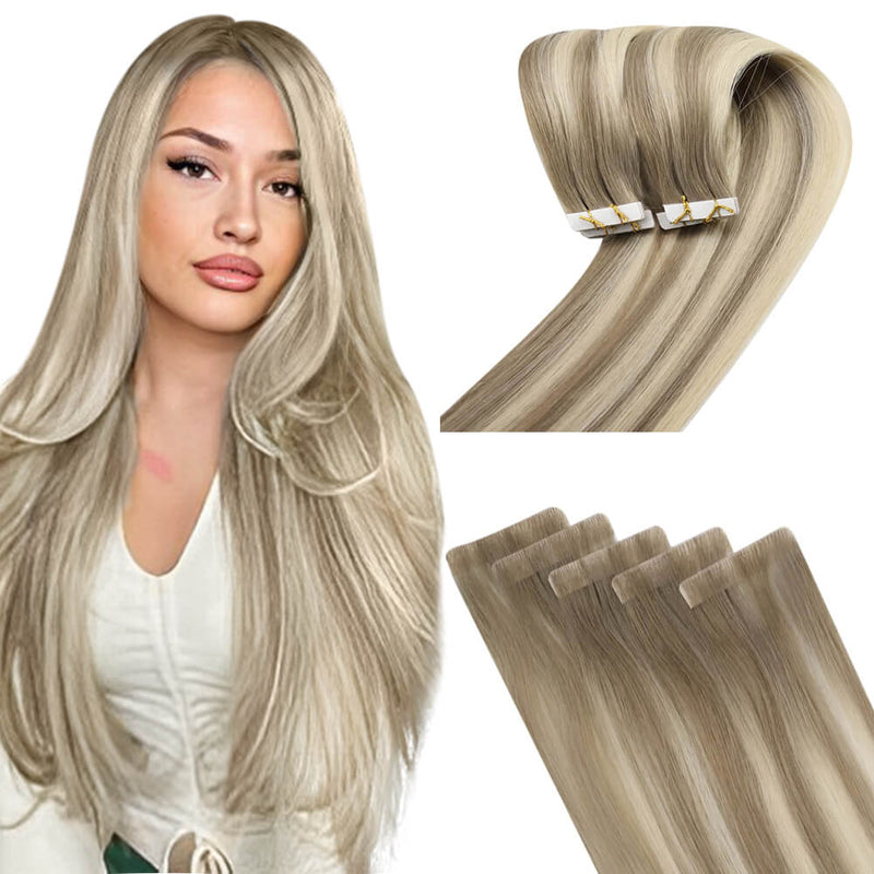 Instant Volume and Length with Tape-In Hair Extensions