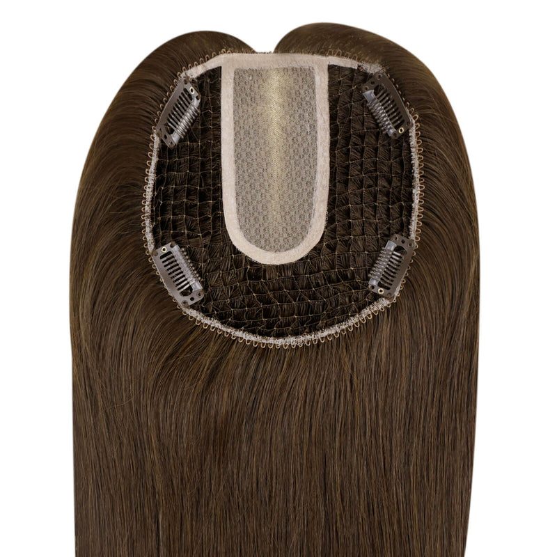 Load image into Gallery viewer, 100% virgin hair extensions hair topper women Moresoo clip in topper hair extensions women&#39;s hair toppers short hair toppers natural hair toppers toppers for thinning hair crown hair toppers before and after virgin hair toppers hair toppers for thin hair women hair toppers clip in hair toppers human hair hair toppers for women

