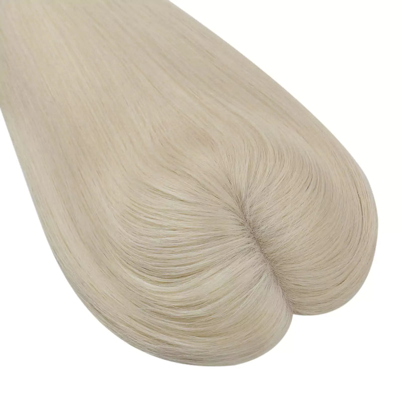Load image into Gallery viewer, best hair topper for thinning crown premium quality virgin hair womens hair topper human hair topper virgin hair thick and fuller topper hair hair topper virgin human hair Moresoo hair topper virgin human hair brown straight suitable for thinning hair hair topper hair topper for thinning crown hair topper for women human hair topper hair piece topper hair best hair topper
