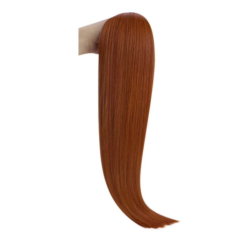Load image into Gallery viewer, copper red hair extensions for short hair-invisible hair extensions for thin hair-hair extensions cost-long hair extensions-long hair extensions-22 inch hair extensions-24 inch hair


