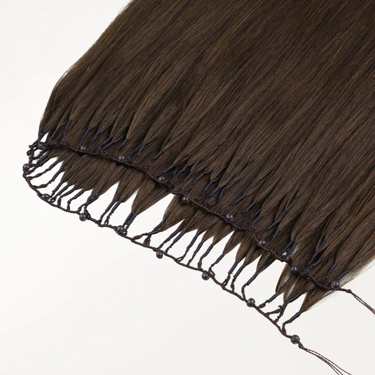 moresoo virgin hair dark brown hair extension bundles 