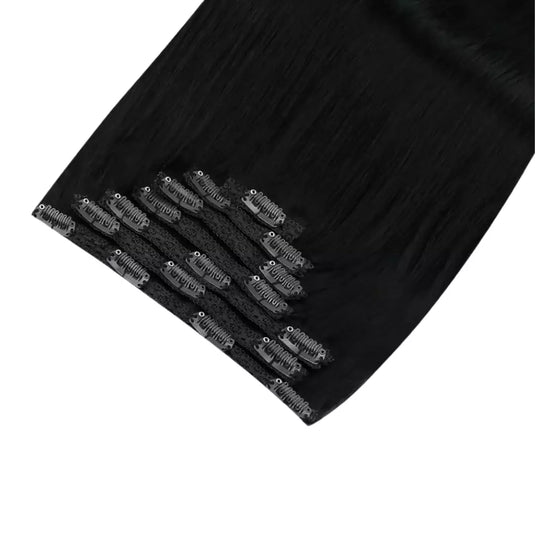 convenient clip-in hair extensions moresoo clip in extension black hair straight remy human hair