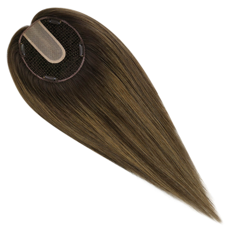 Load image into Gallery viewer, moresoo hair topper human hair, hair topper for thinning crown, female hair topper for thinning crown, best hair topper
