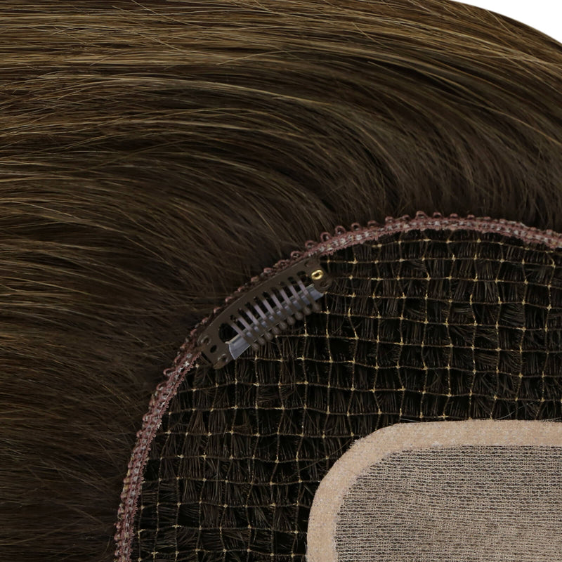 Load image into Gallery viewer, female hair topper for thinning crown, moresoo fishnet hair topper

