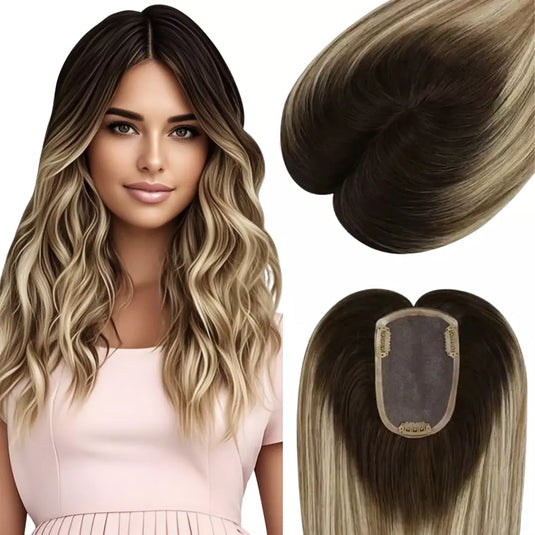 hair topper highlight blonde