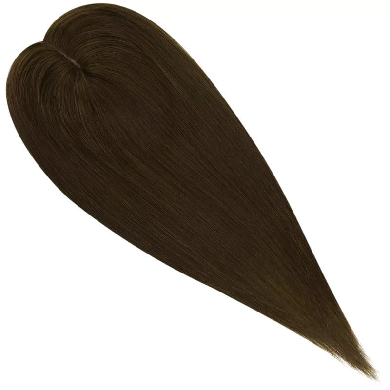 real hair topper for thinning crown virgin human hair