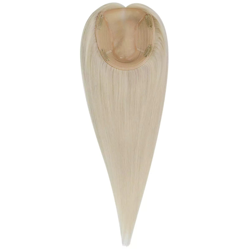 Load image into Gallery viewer, Virgin hair topper for short hair hair topper hair topper for thinning crown hair topper for women human hair topper topper hair piece topper hair best hair topper hair topper women real hair topper topper hair extensions hair topper for thinning hair hair topper extensions clip on hair topper
