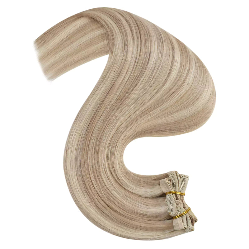 highlight clip in hair extensions virgin human hair