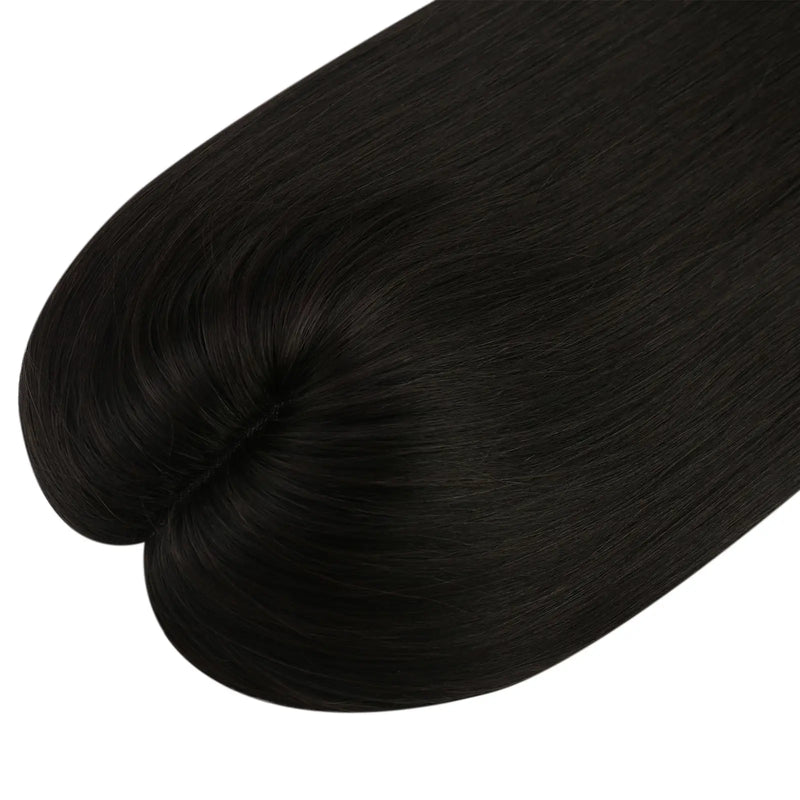 Load image into Gallery viewer, best hair topper natural black topper hair add volume or cover gray hair

