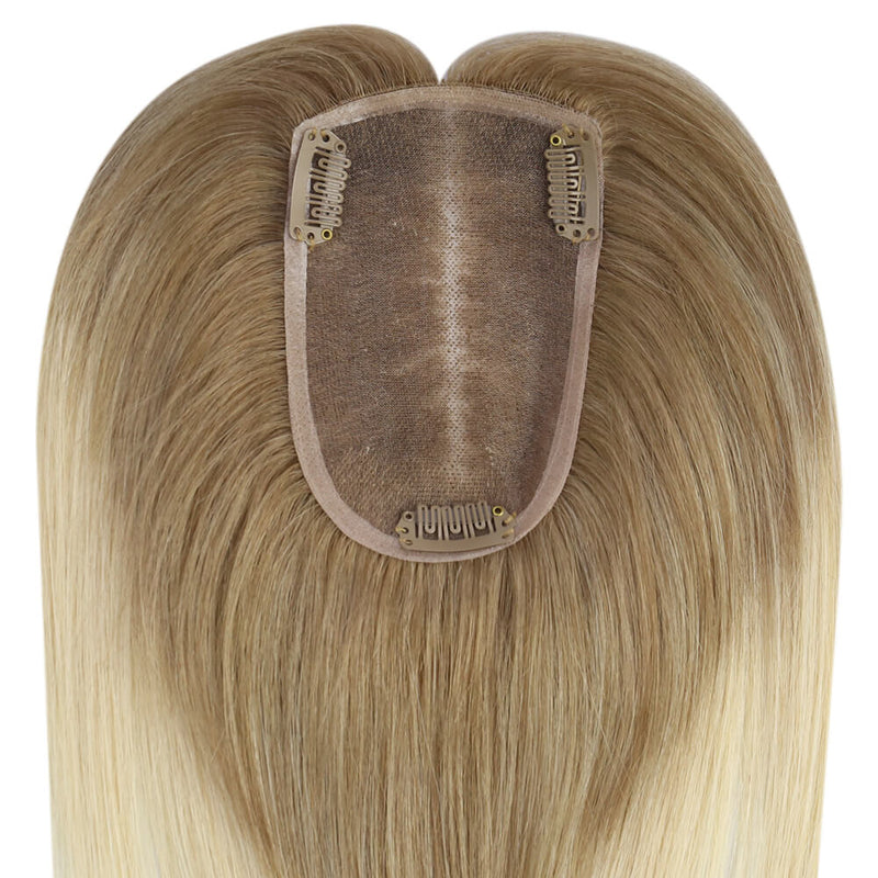 Load image into Gallery viewer, human hair topper straight hair
