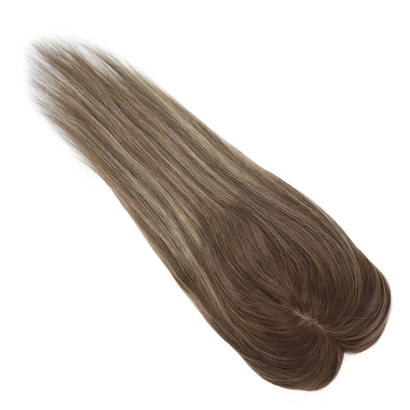 Load image into Gallery viewer, real hair toppers for short hair
