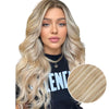 100% Handmade Human Hair Clip In Extensions 7 Pieces 16 Inch Straight Human Hair Clip In Extensions for Women