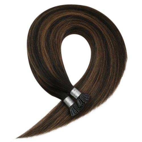 human hair cold fushion hair extensions 