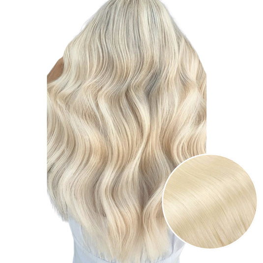 moresoo 18 inch clip-ins remy human hair straight no shedding for women