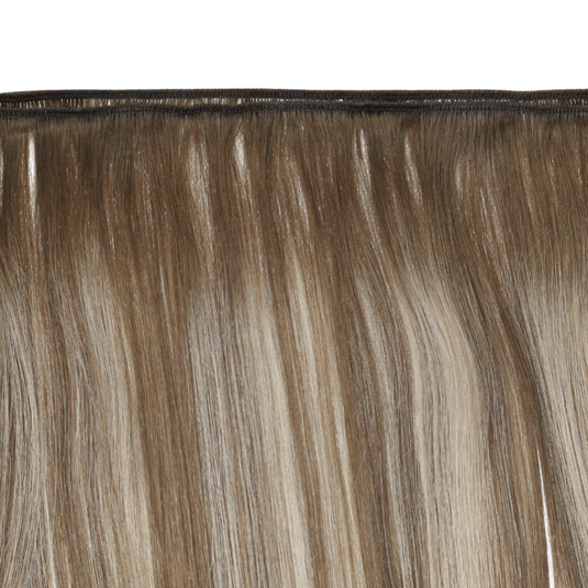 Moresoo hair weft virgin human hair bundle-brown hair with blonde balayage-subtle balayage dark brown hair-caramel balayage on brown hair-brown hair balayage vs highlights