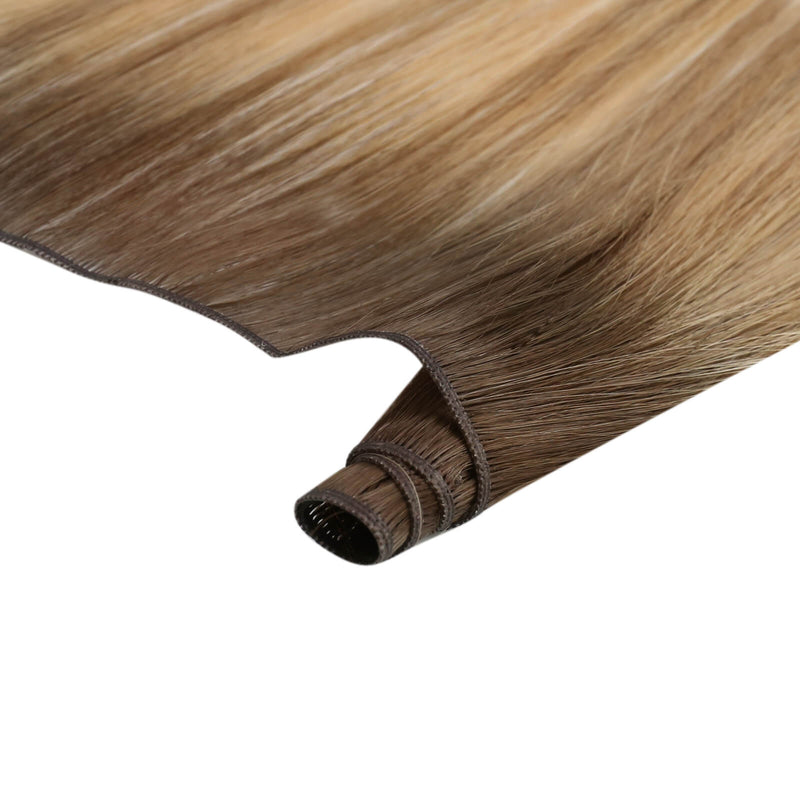 Load image into Gallery viewer, [New] Virgin Human Hair Genius Weft Hair Extensions Balayage (#2/4/27)
