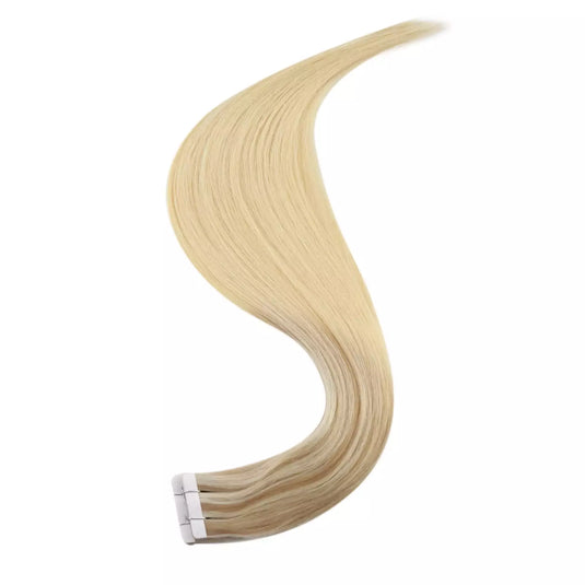 virgin hair extension tape ins straight balayage soft hair for women 10pcs 25g easy application for women 16_inch_hair_extensions-permanent_hair_extensions