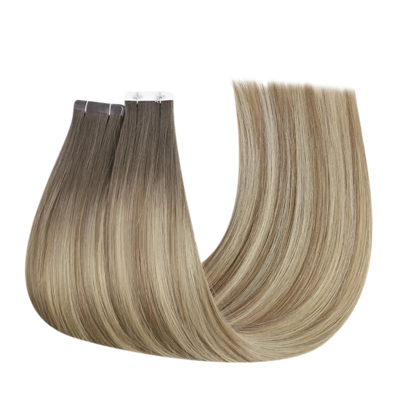Load image into Gallery viewer, tape in extensions best tape in hair extensions human hair tape in extensions
