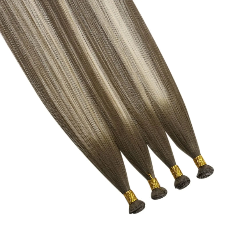 Load image into Gallery viewer, genius weft hair, hair weft, weft hair extensions, genius weft hair extensions, the width of genius weft, sew in hair extensions, sew in weft hair extensions,human hair extensions,genius wefthair extensions,hair weft, weft hair extensions
