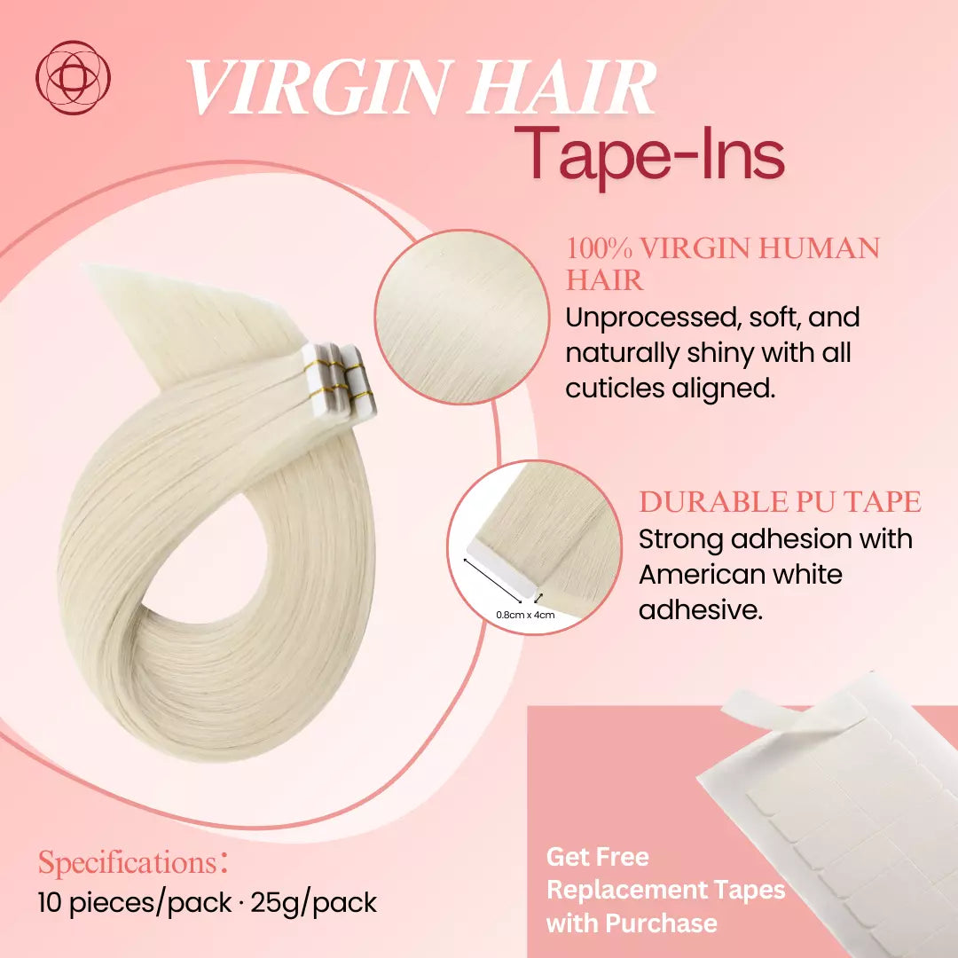 tape in human hair extensions best moresoo tape in hair extensions
white blonde virgin hair extension human soft hair for women
virgin straight white blonde hair extension tape ins human easy to put