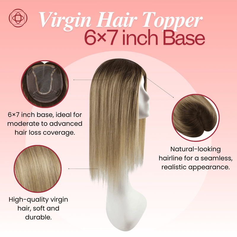 Load image into Gallery viewer, clip in hair toppers hair toppers human hair crown toppers for thinning hair hair toppers for short hair hair topper hair toppers
