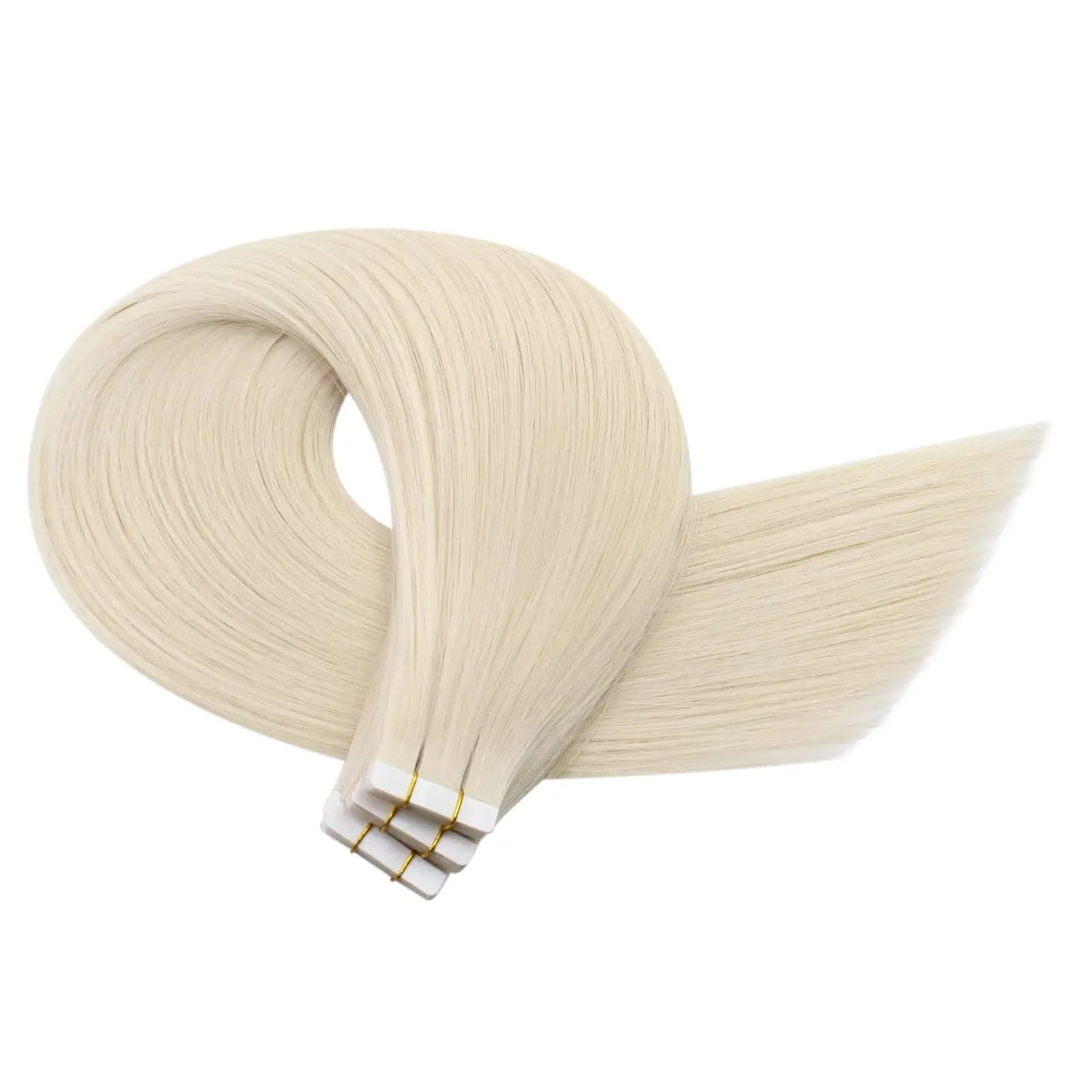 Moresoo 16 Inch 100_Virgin Tape in Hair Extensions Full Head Double Sided Skin Weft Natural Hair best tape in hair extensions virgin hair for women virgin hair tape in extensions