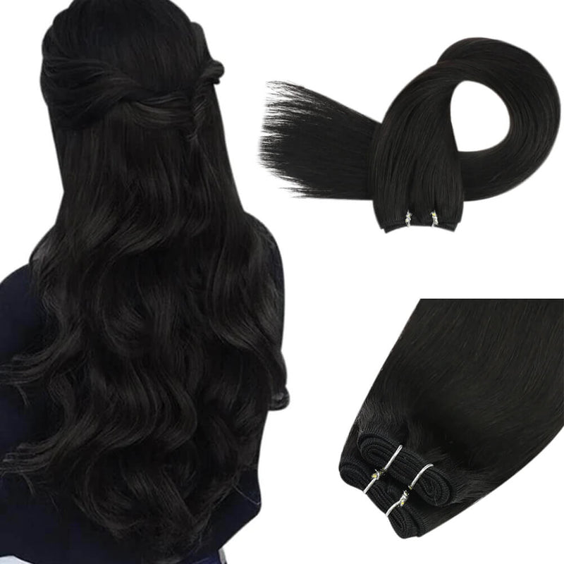 sew in weft black color 