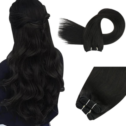 sew in weft black color 