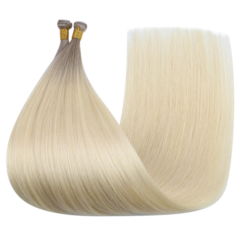 Load image into Gallery viewer, hair extensions for wholesale moresoo invisible virgin human hair genius weft hair extensions for thin hair can be colored and cut freely
