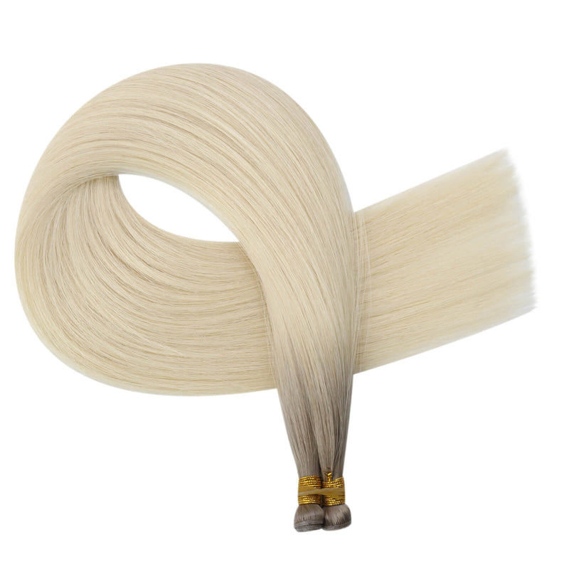 Load image into Gallery viewer, Moresoo Virgin Invisible Genius Weft Hair Extensions Human Hair Bundles (#R19/60)
