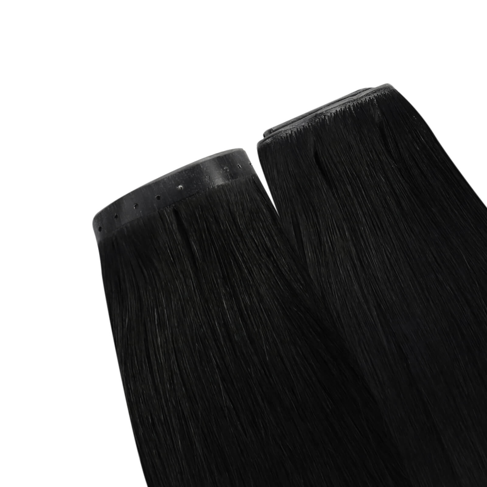 Butterfly Weft Hair Extensions Virgin Hair Pu Skin Weft With Holes #1