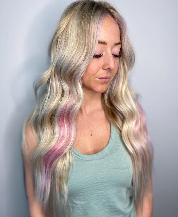 100% Virgin Human Hair Extensions Tape Ins Light Blonde (#60)