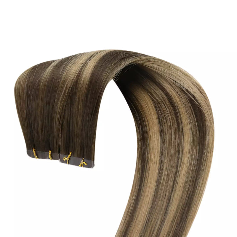 Load image into Gallery viewer, Virgin Hair best tape in hair extensions, Virgin Hair tape in human hair extensions, virgin hair extensions tape in virgin hair tape in extensions
