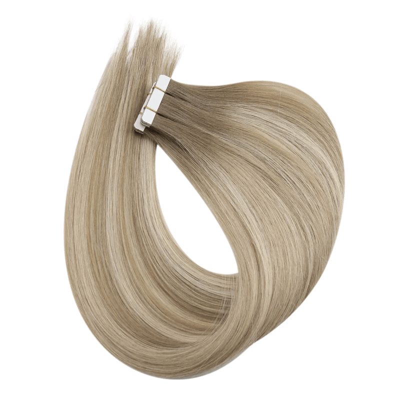Load image into Gallery viewer, tape extensions for women human hair extensions for blonde hair
invisible tape on hair extensions virgin tape

