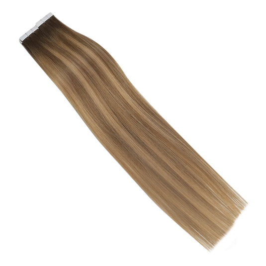[40% Off] Virgin Hair Invisible Tape in Human Hair Extensions (