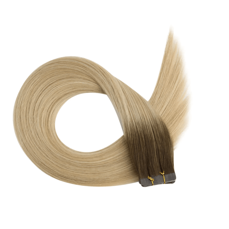 virgin human hair tape in hair extensions 
